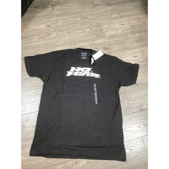 No Fear Black Graphic T-Shirt Size L Been There Wrecked That Design casual New - Picture 1 of 6